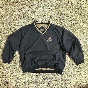Vintage Harvard Square Pittsburgh Panthers Sweatshirt Mens V-Neck Windbreaker